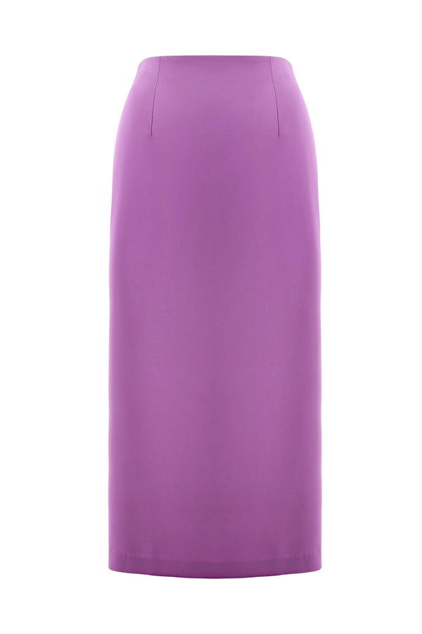 The Silk Midi Skirt