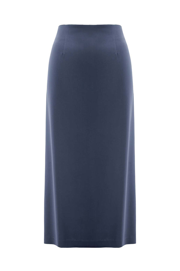 The Silk Midi Skirt