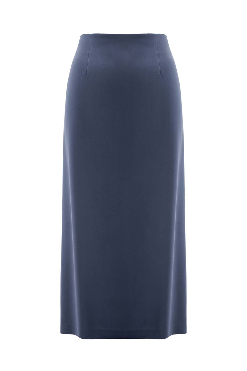 The Silk Midi Skirt