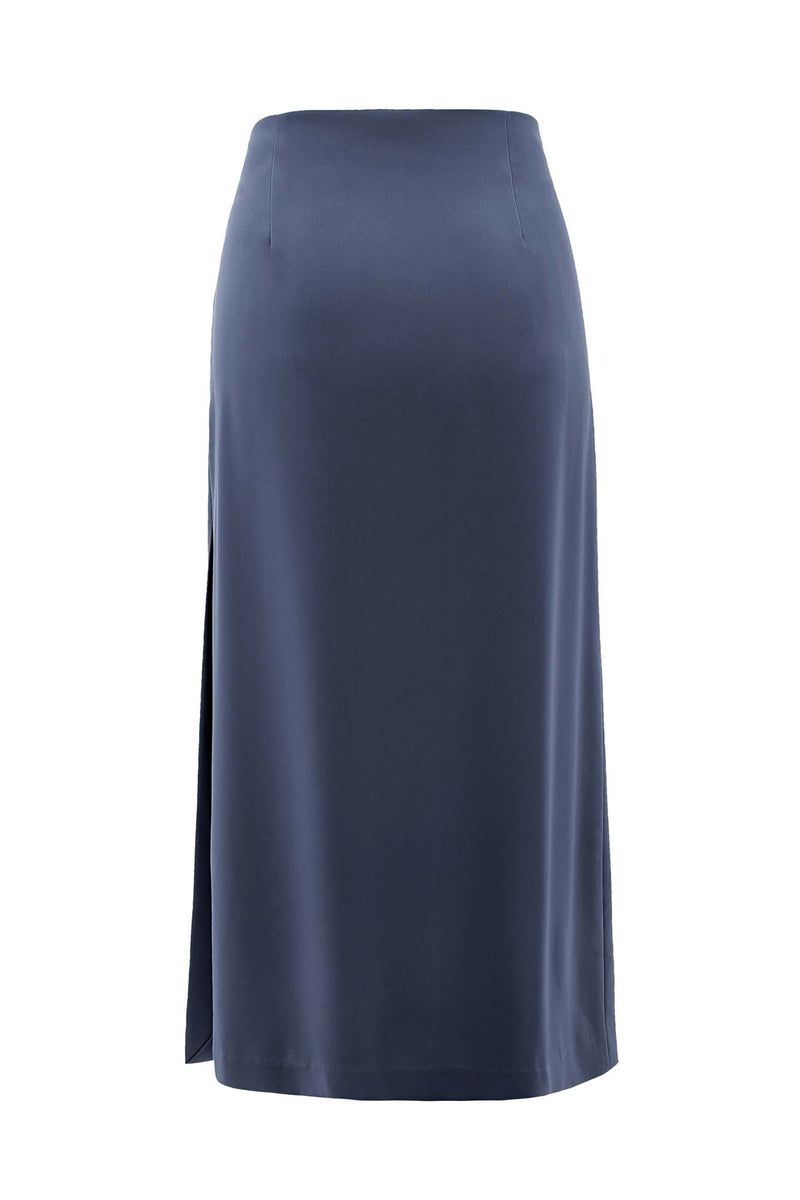 The Silk Midi Skirt