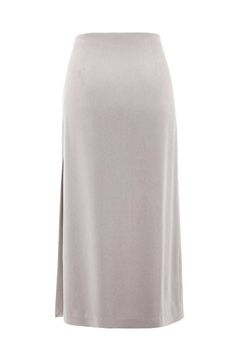 The Silk Midi Skirt