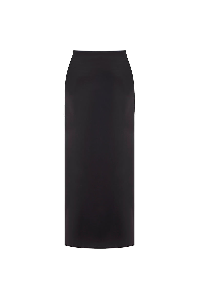 The Silk Midi Skirt