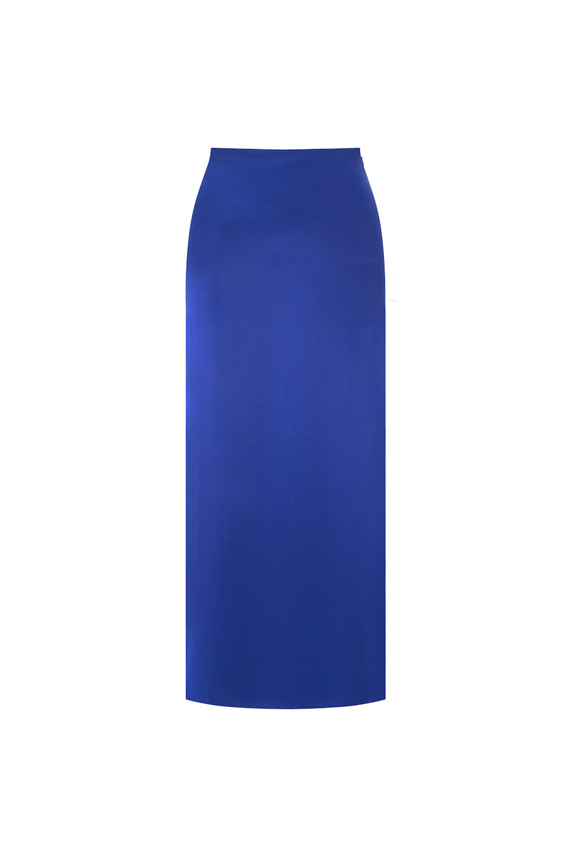 The Silk Midi Skirt