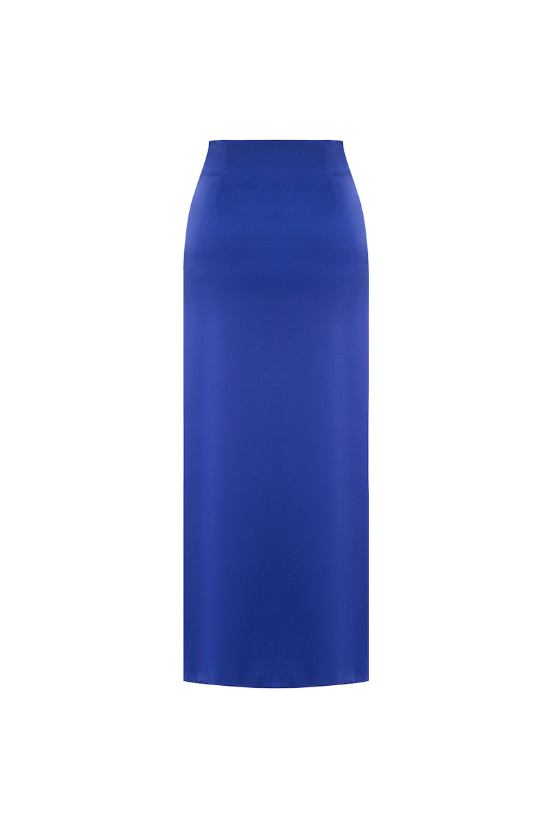 The Silk Midi Skirt