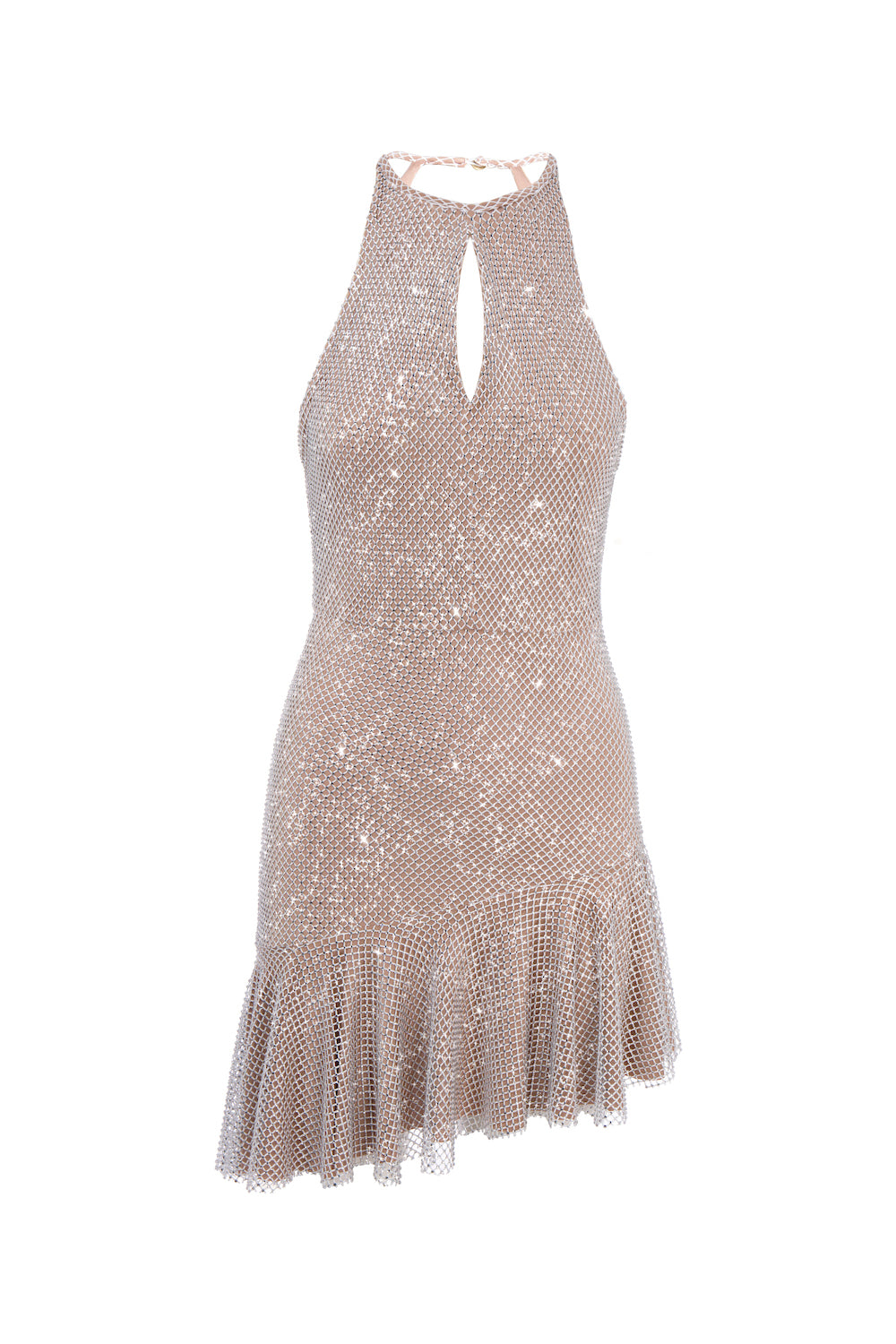 anna white rhinestone mesh mini dress The Rhinestone Mini Dress – ALKHEMY STUDIO